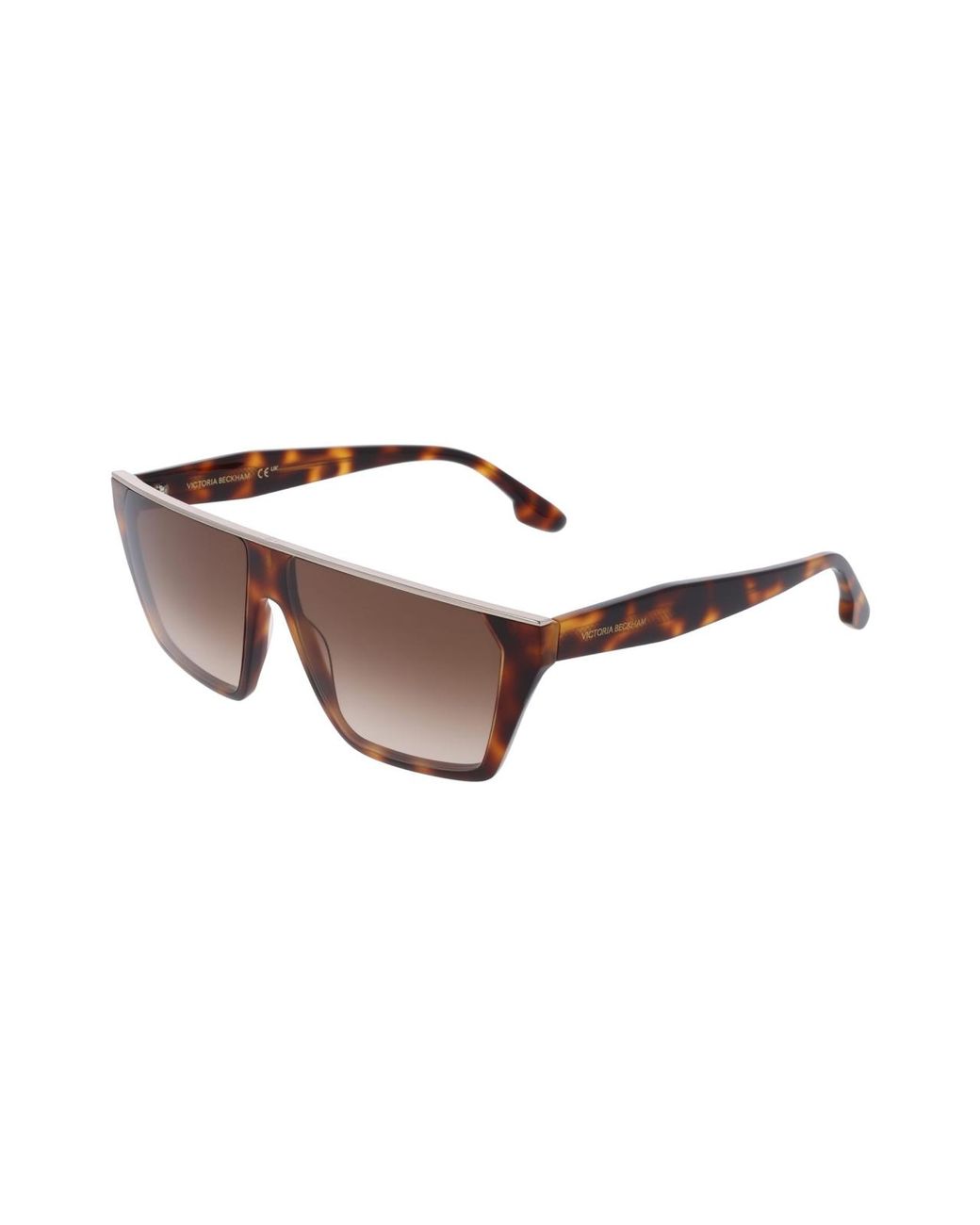 Victoria Beckham Brown Vb683S Logo Sunglasses Accessories