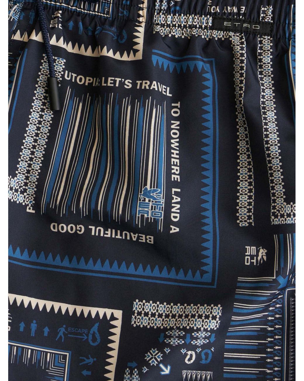 Etro Boxer Pocket in Blue for Men | Lyst