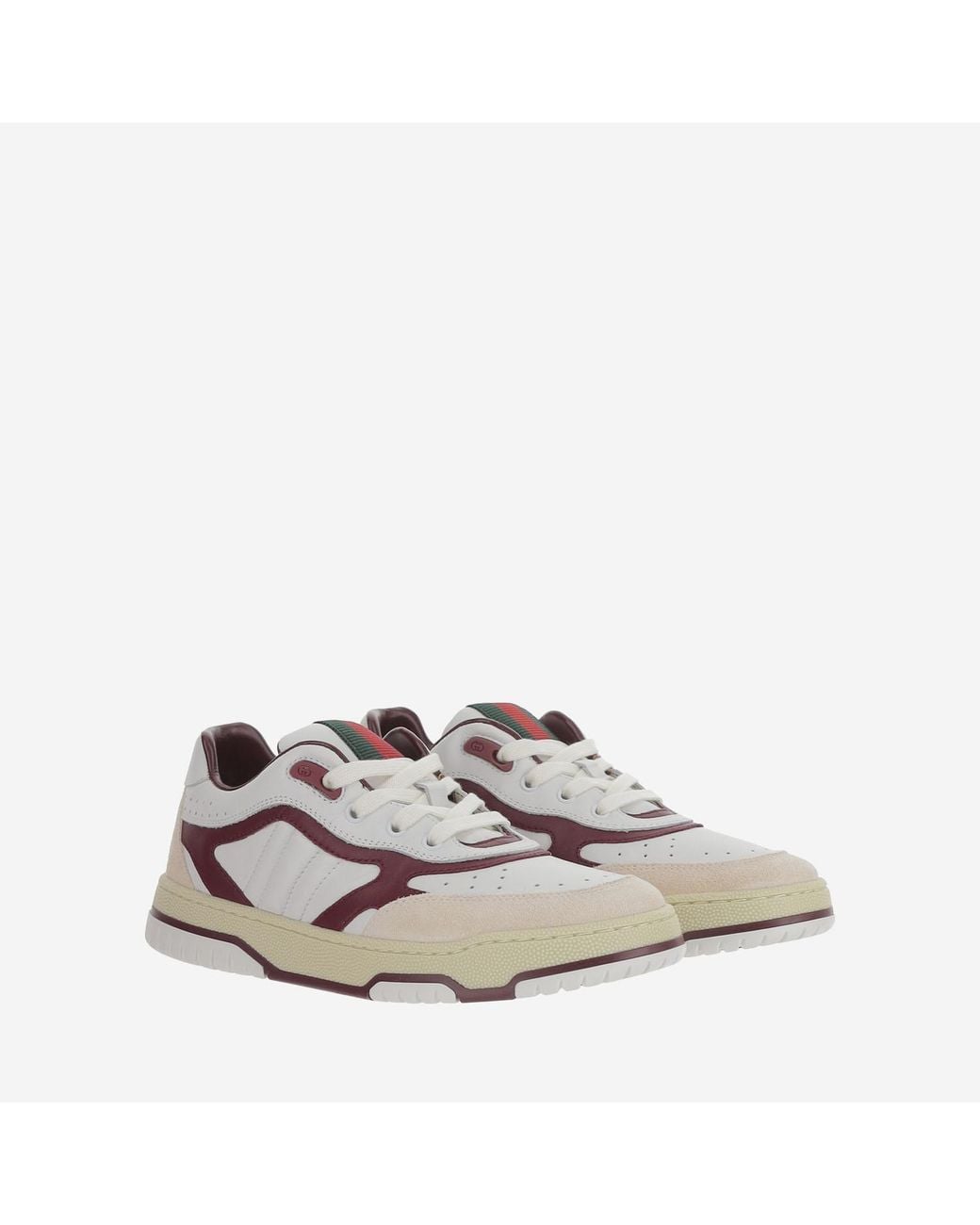 Gucci White Sneakers Re-Web Multicolour for men