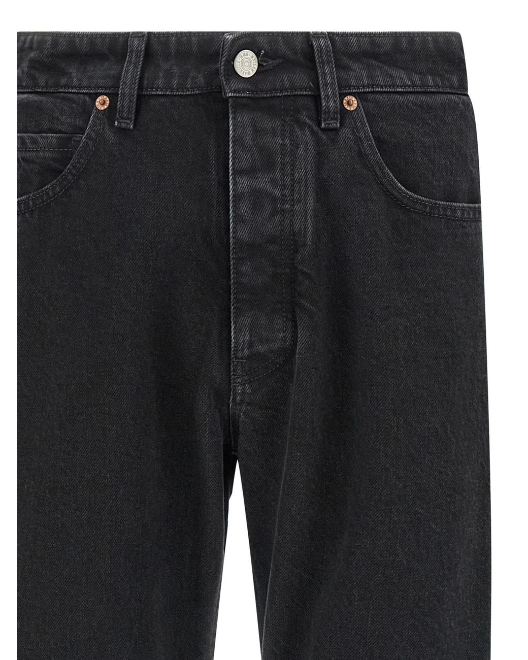 MM6 by Maison Margiela Black Taped Jeans Cotton for men