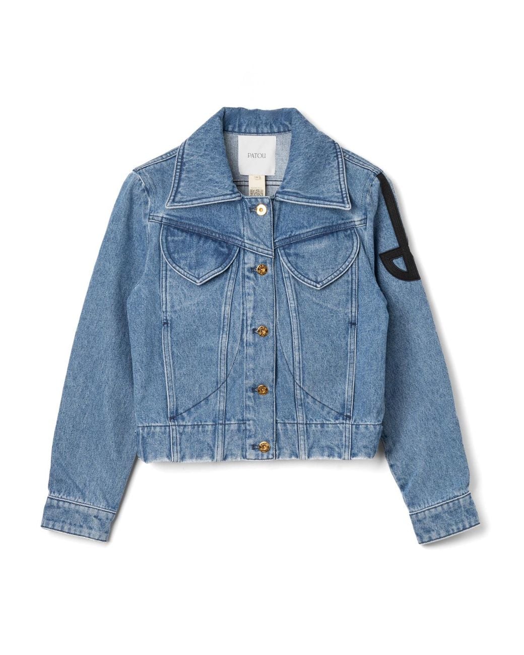 Patou Blue Iconic Denim Shaped Jacket