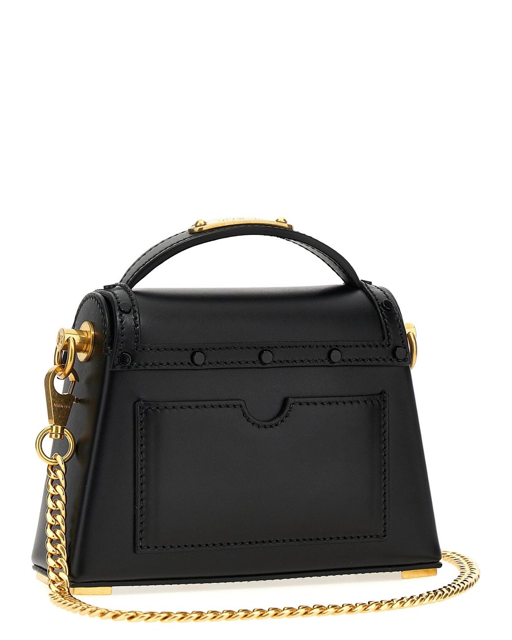 Balmain Black B-Buzz Dynasty Hand Bags