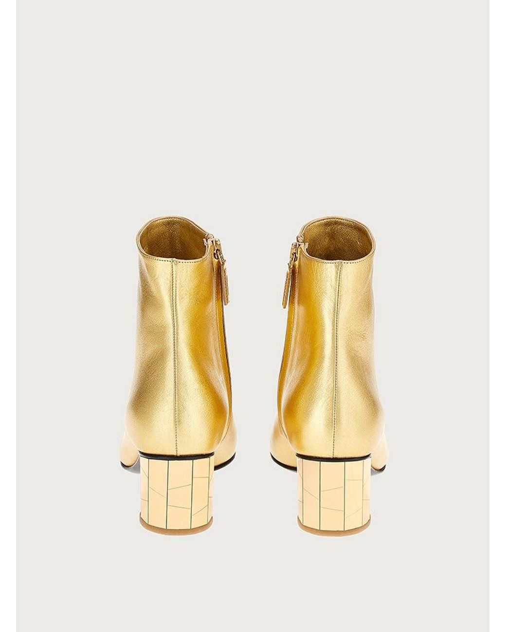Ferragamo Natural Bootie Shoe