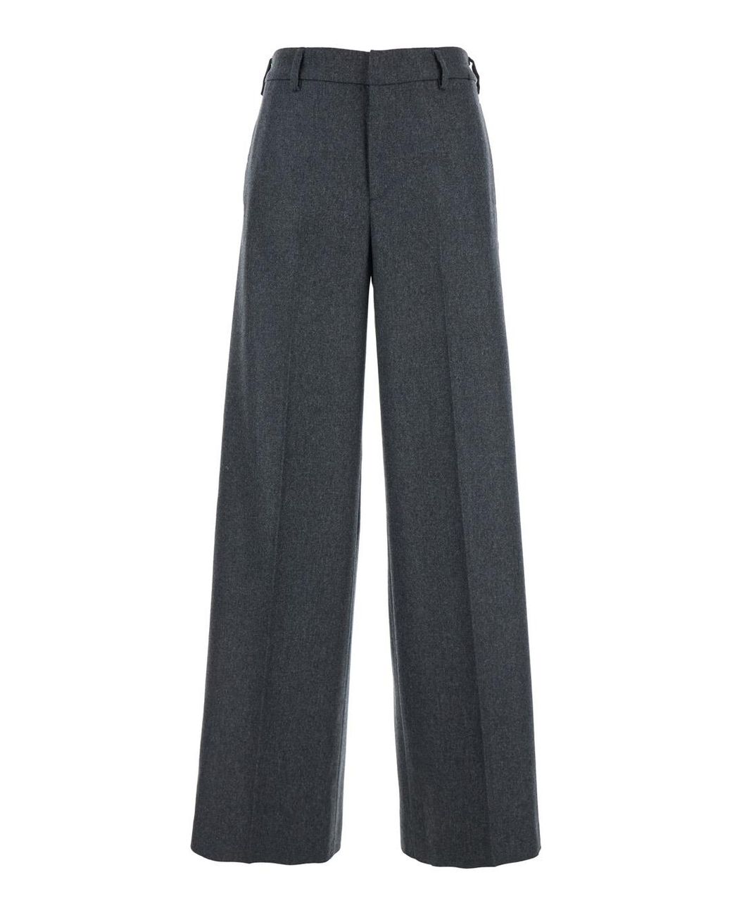 PT Torino Blue Trousers, Wool And Cashmere