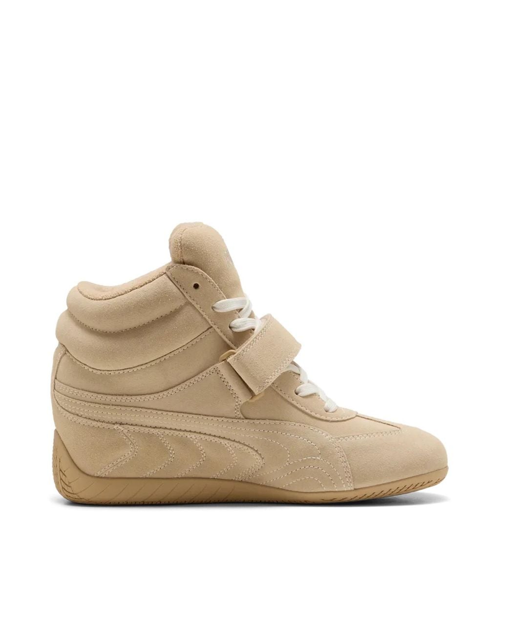 PUMA Natural Speedcat Wedge Leather Sneakers Bovine