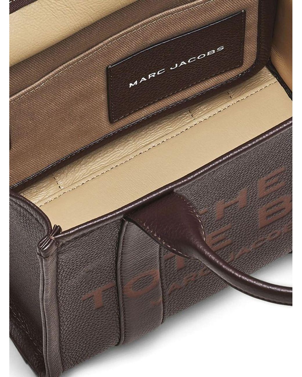 Marc Jacobs Brown Tote Bag Cow Leather Tote-Bags