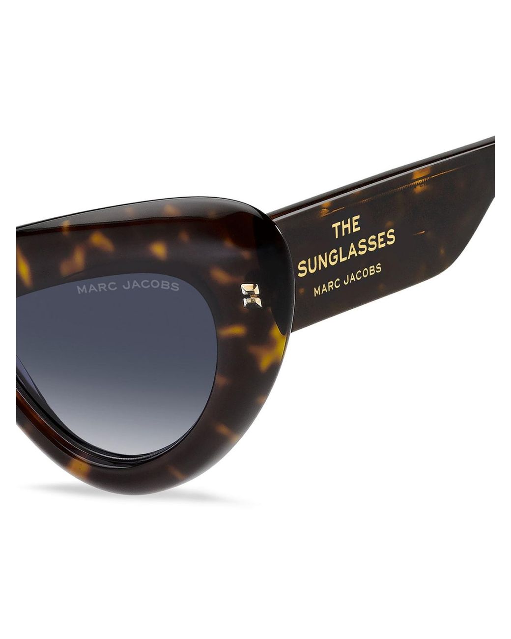 Marc Jacobs Black 798S Cat-Eye Sunglasses