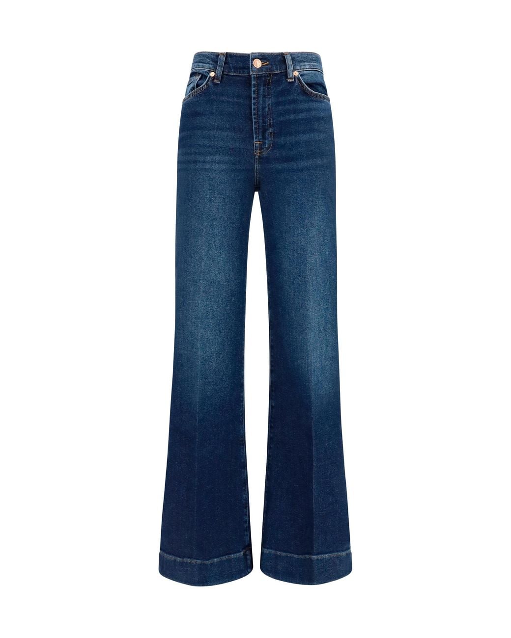 7 For All Mankind Blue Jeans Modern Dojo Cotton
