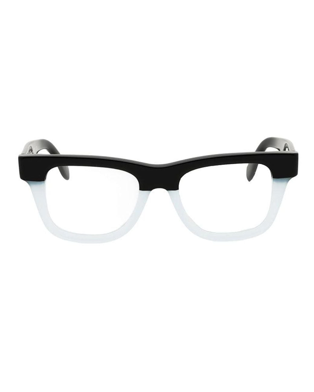 Palm Angels Black Frame And Lens Eyeglasses