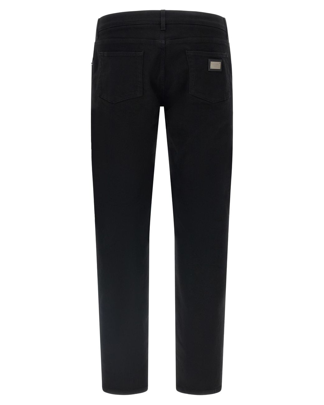 Dolce & Gabbana Black Dolce & Gabbana Cotton Slim-Fit Jeans for men