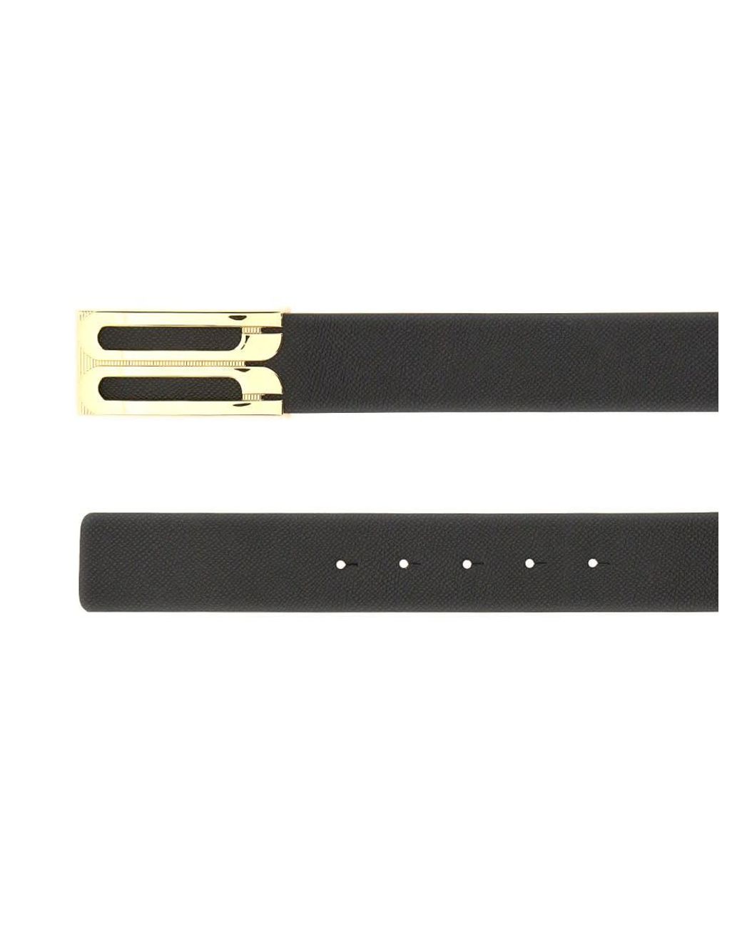 Victoria Beckham Natural Jumbo Frame Belt