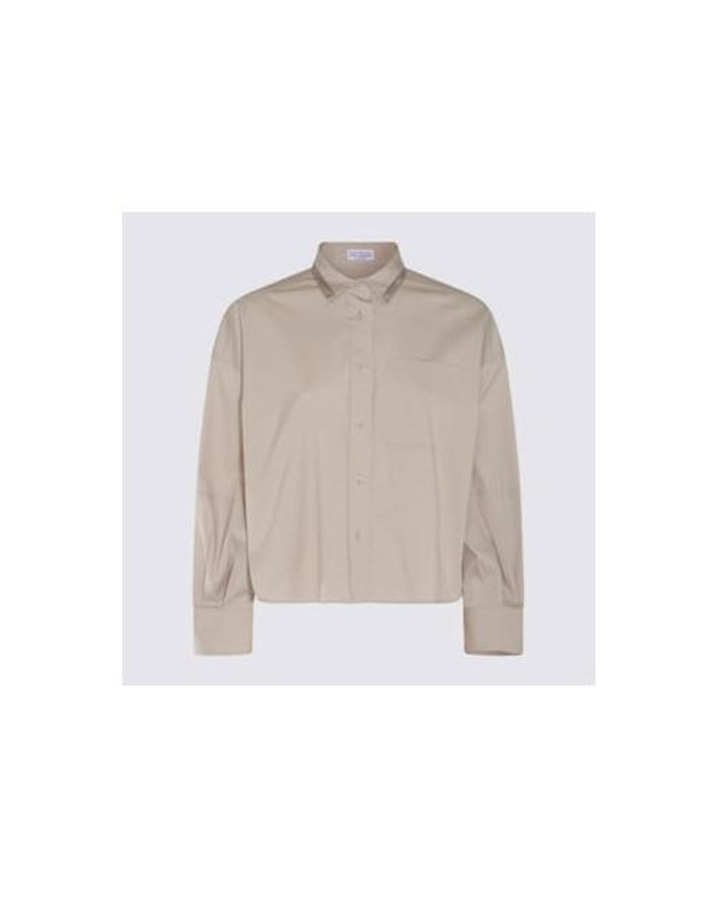 Brunello Cucinelli White Relaxed Fit Shirt