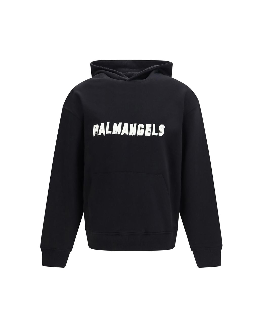 Palm Angels Blue Palm Hills Hooded Sweatshirt Cotton Sweater for men