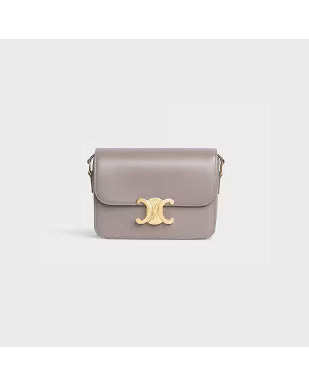 Céline White Celine Cel Shoulder Bag