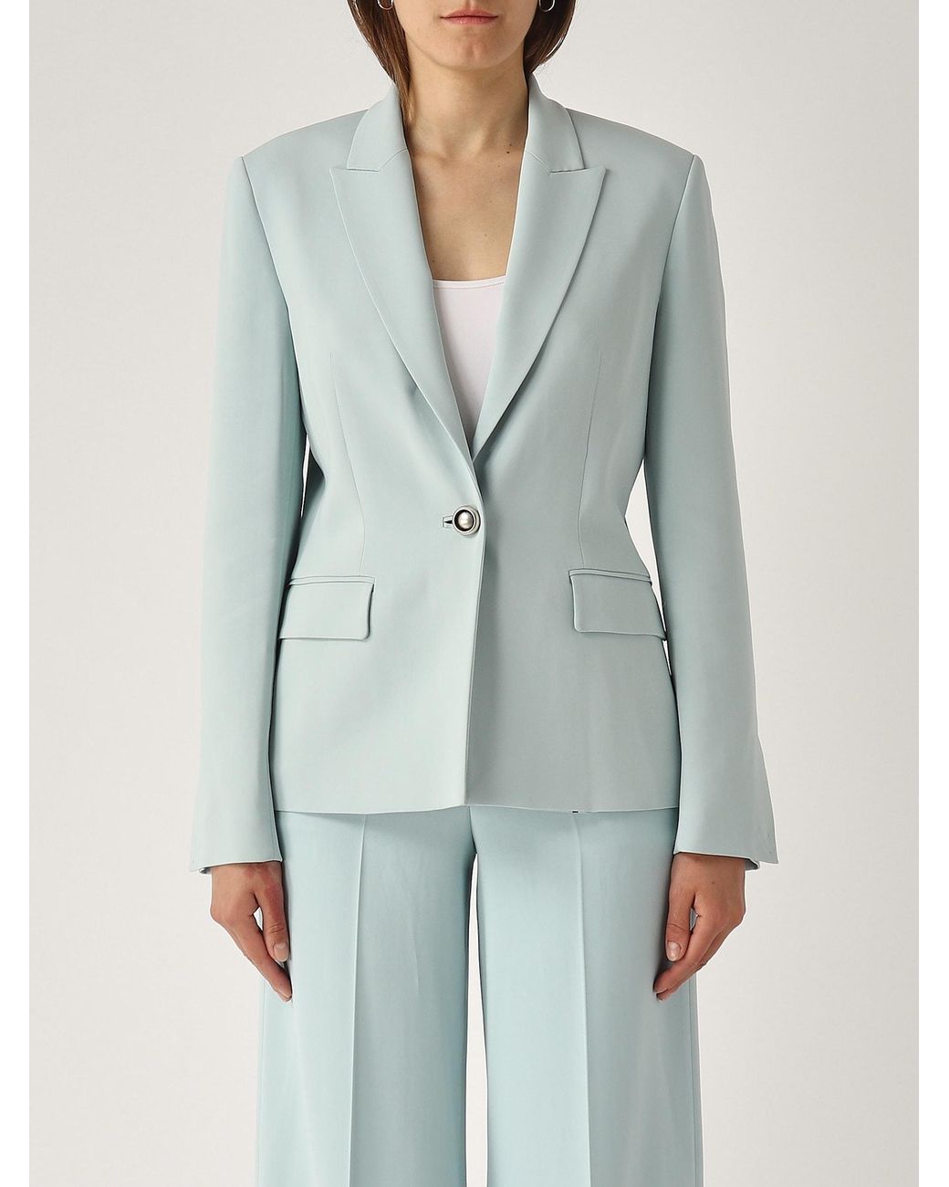 Pinko Gente Giacca Cady Blazer in Blue | Lyst