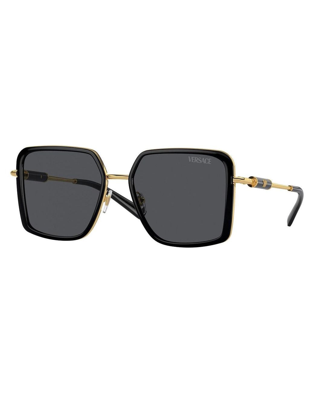 Versace Black Sunglasses Square Full Rim, Frame And Dark Lens Ve2261100287