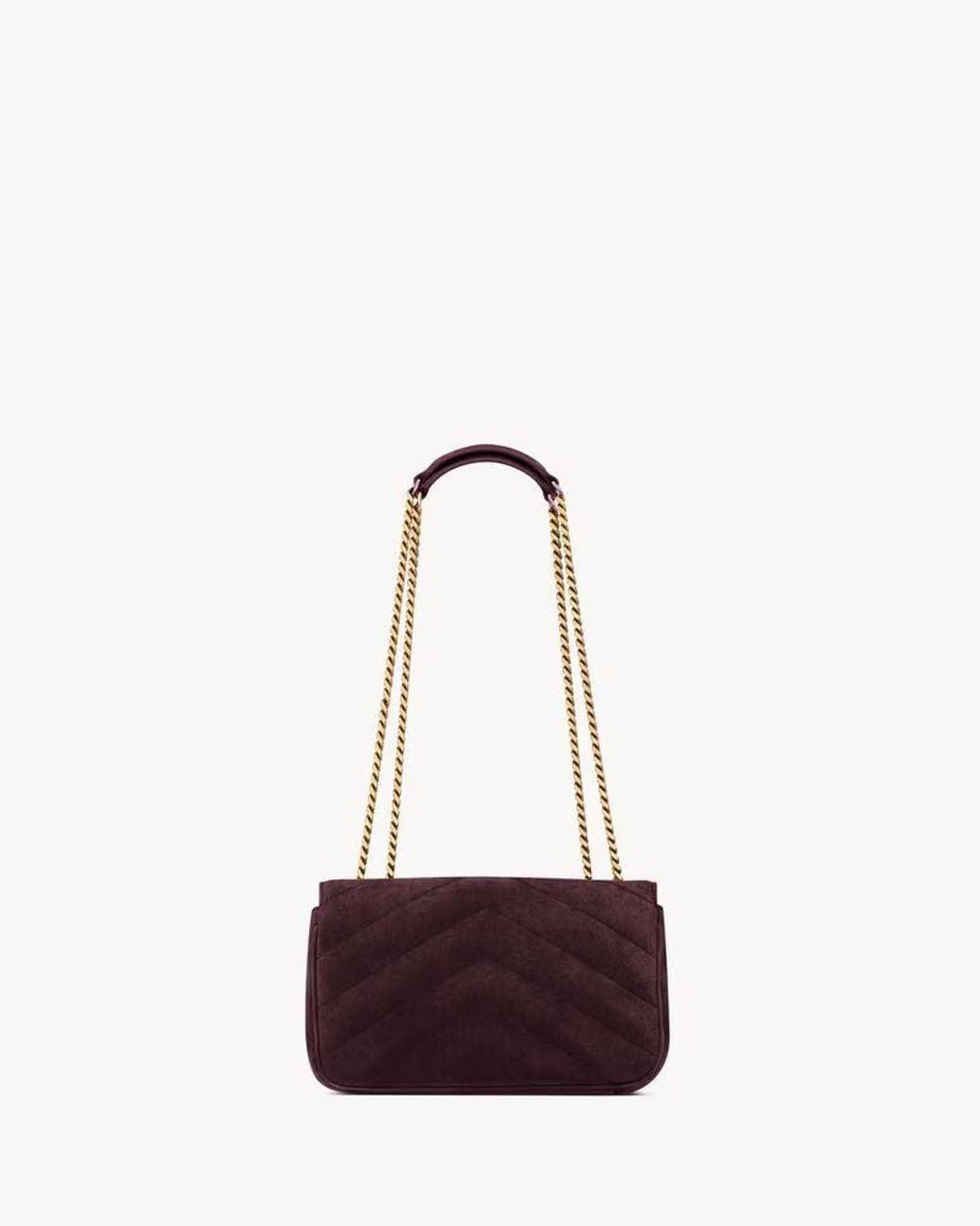 Saint Laurent Red Saint Laurent Sl E26 Shoulder Bag — Burgundy