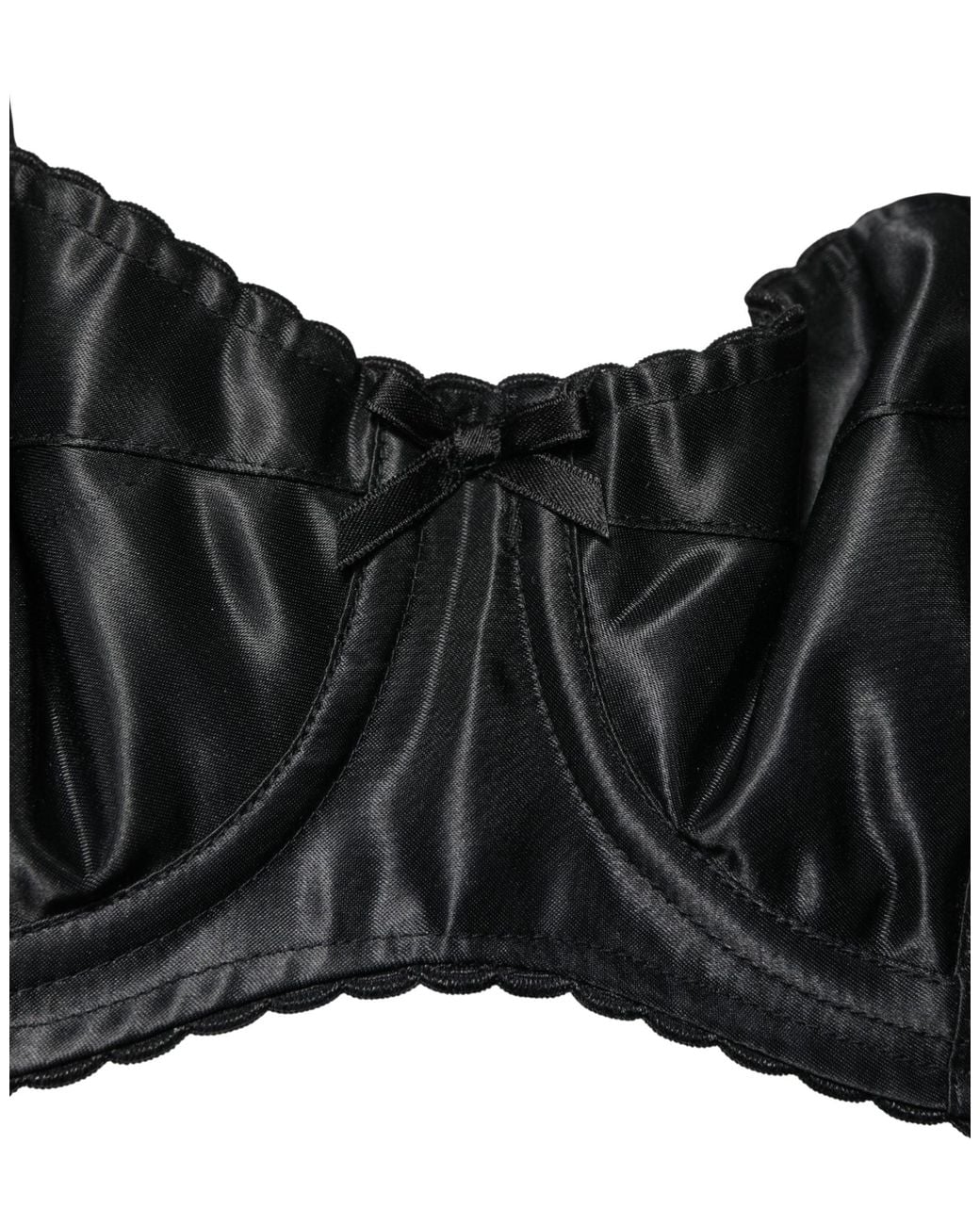 Dolce & Gabbana Black Dolce & Gabbana Semi-Pad Underwire Balconette Bra