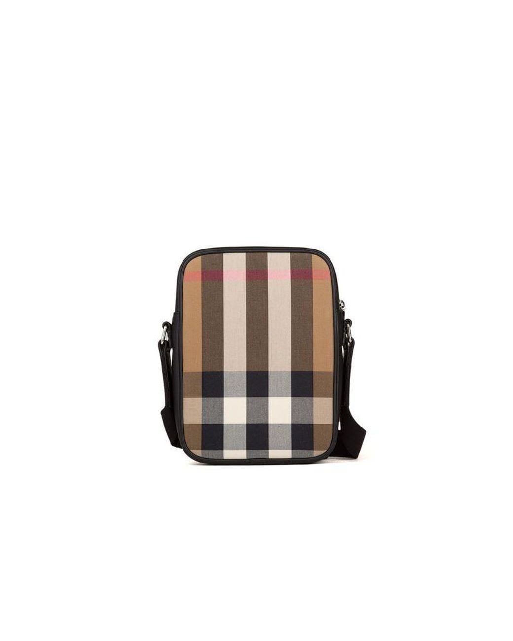 Burberry White Messenger Bag Cotton for men