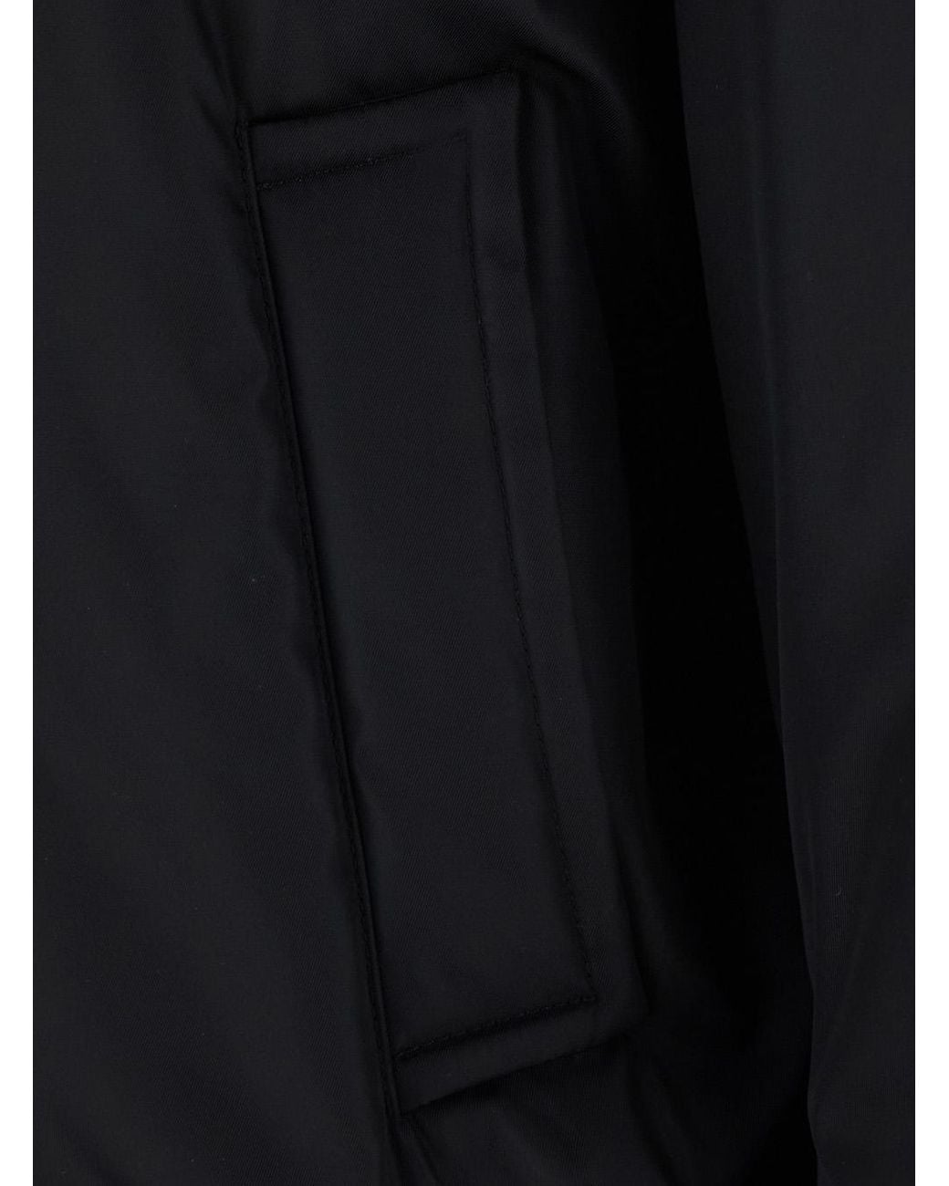 Balenciaga Blue Bomber Jacket Tech Fabric Coat for men