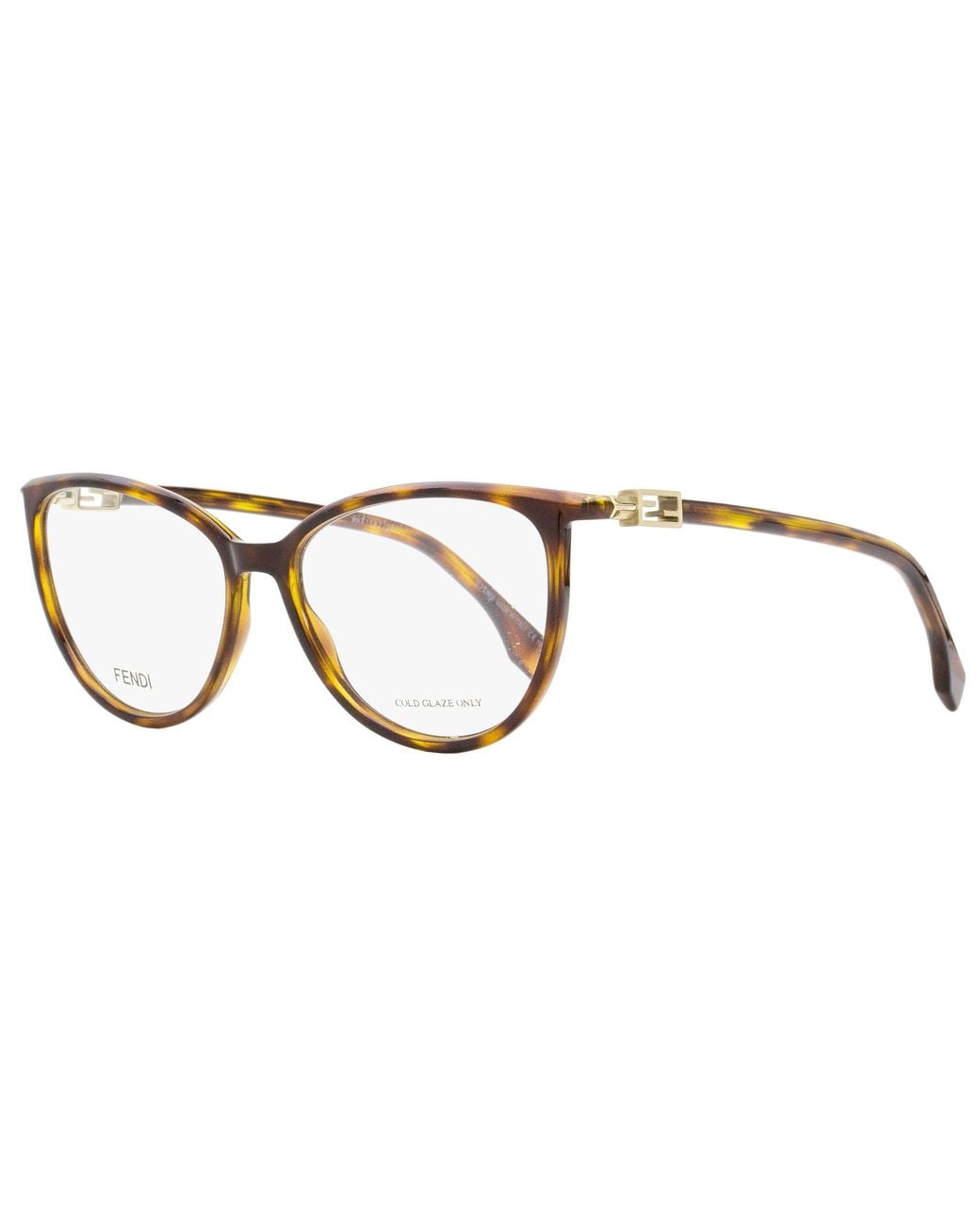 Fendi Black Oval Eyeglasses Ff0462 086 54Mm 462 Plastic (Injected)