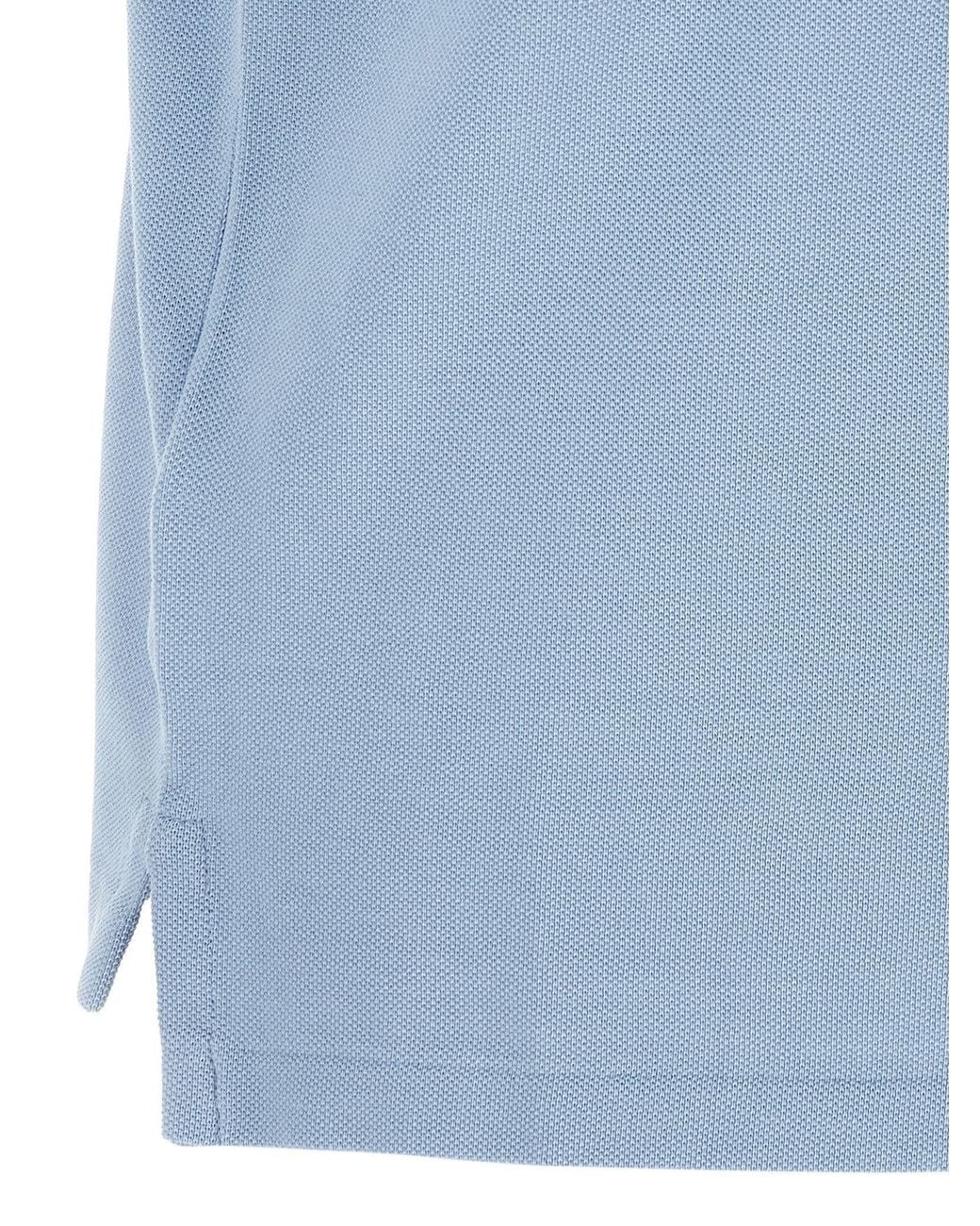Polo Ralph Lauren Blue Cotton Piqué Pony Polo for men