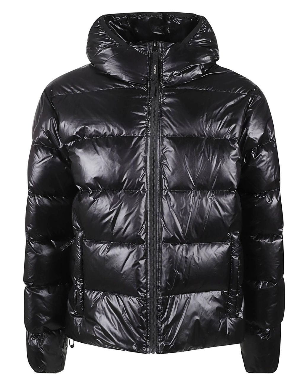 Aspesi Zip Classic Padded Jacket in Black for Men | Lyst