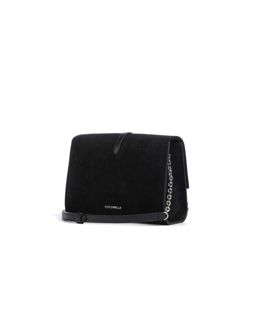 Coccinelle Black Crossbody Bag Cowhide Leather