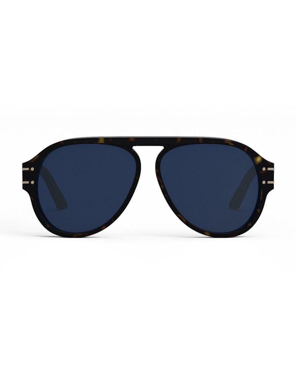 Dior Blue Sunglasses Aviator Full Rim, Dark Frame And Lens Signaturea1U20B0
