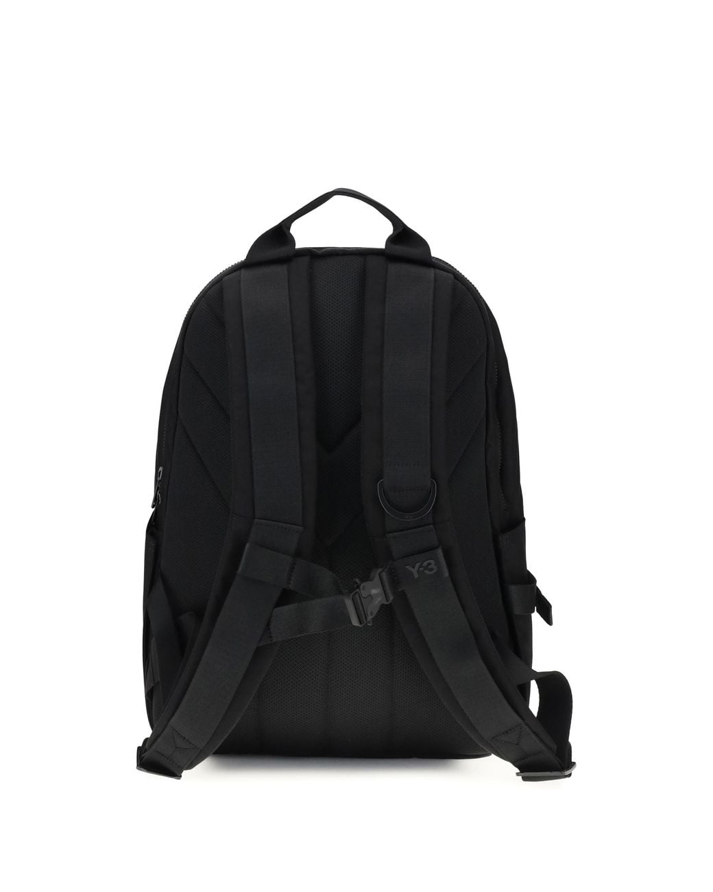 Y-3 Black Nylon Backpack Polyamide for men