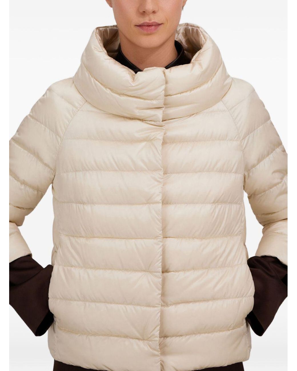 Herno White Sofia Quilted Jacket