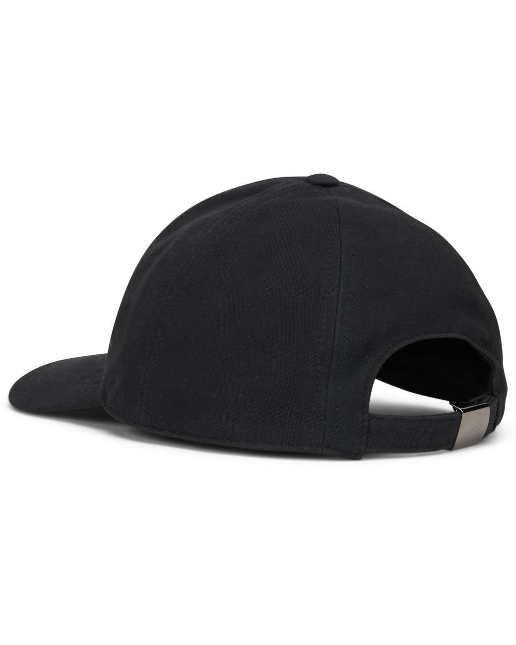 Gucci Black Cap Curved Brim Cotton Hat for men