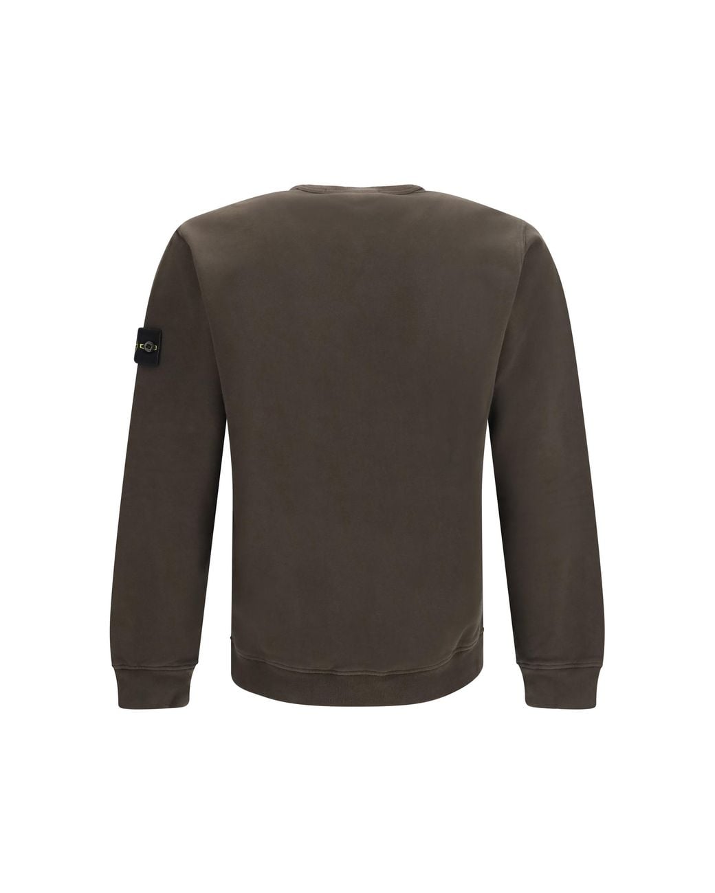 Stone Island Gray Crewneck Cotton Sweatshirt for men