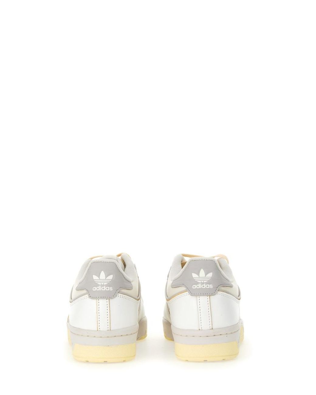 Adidas White Rivalry Low 86 Sneakers Leather Upper Trainers for men