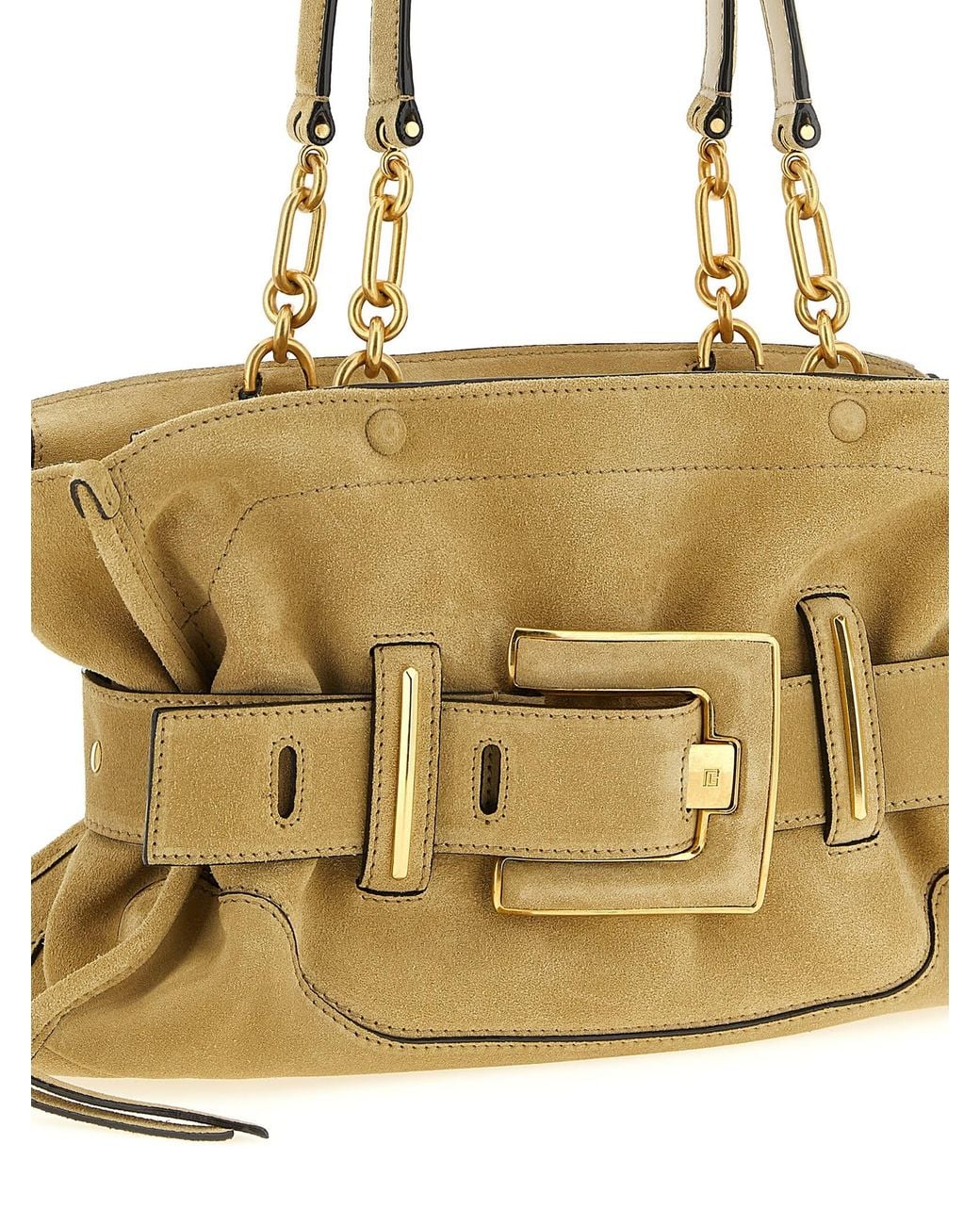 Balmain Metallic 'Anthem' Shoulder Bag