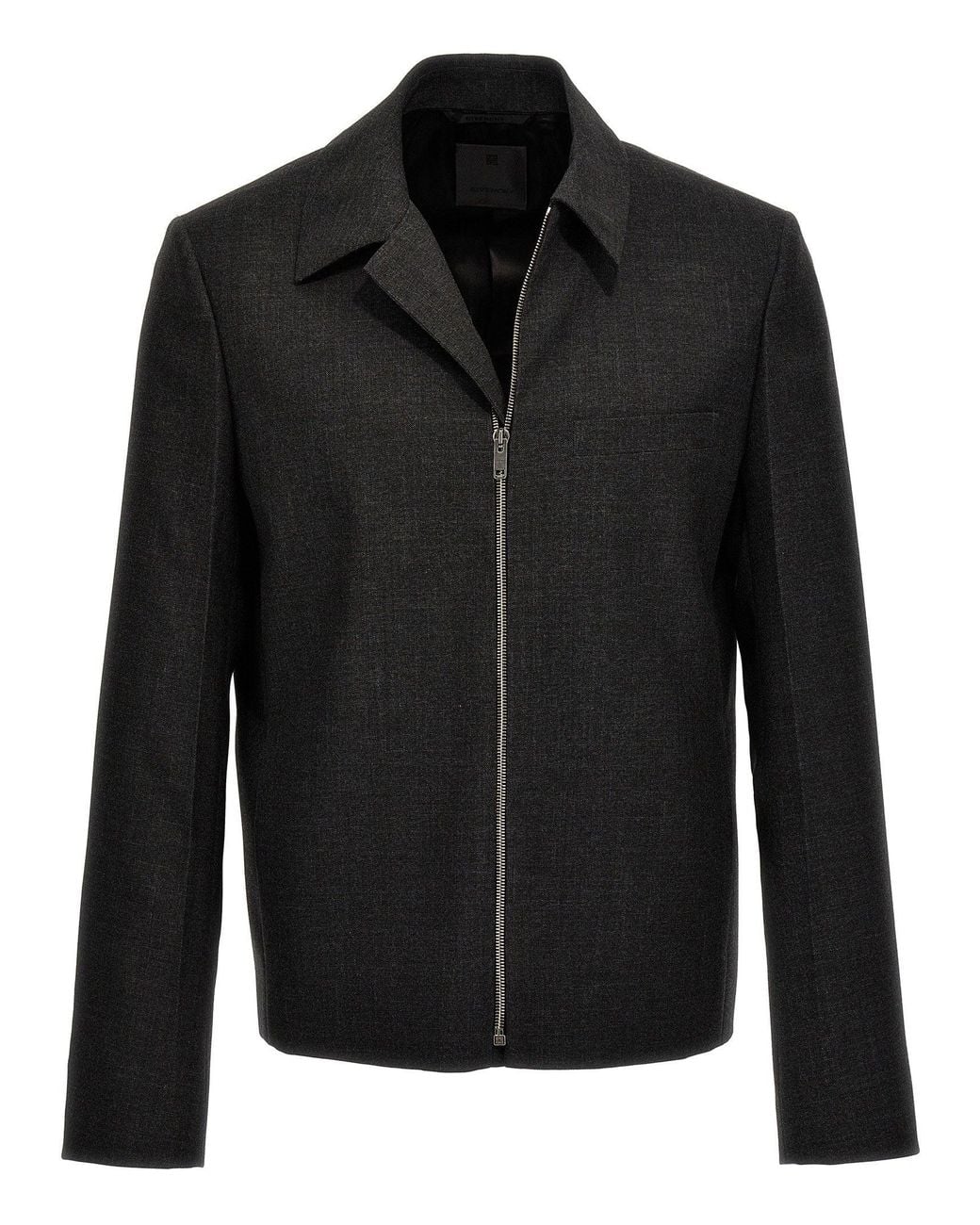 Givenchy Black Wool Structured Jacket