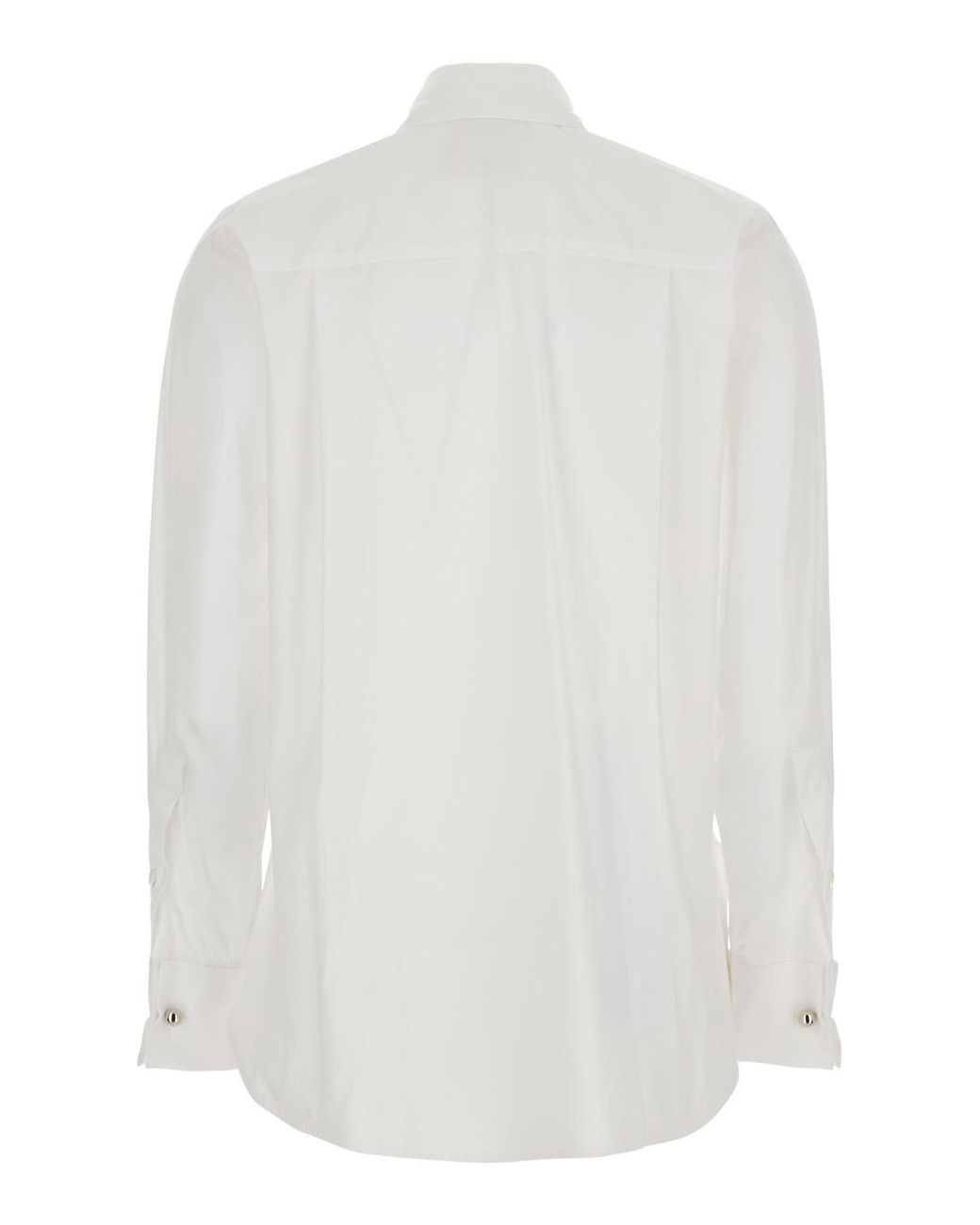 Semicouture White Shirt Gracie Cotton Blouses