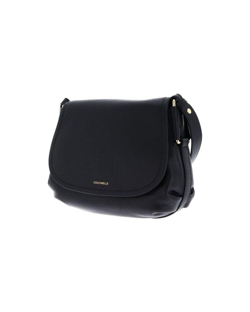 Coccinelle Black Crossbody Bag Genuine Leather