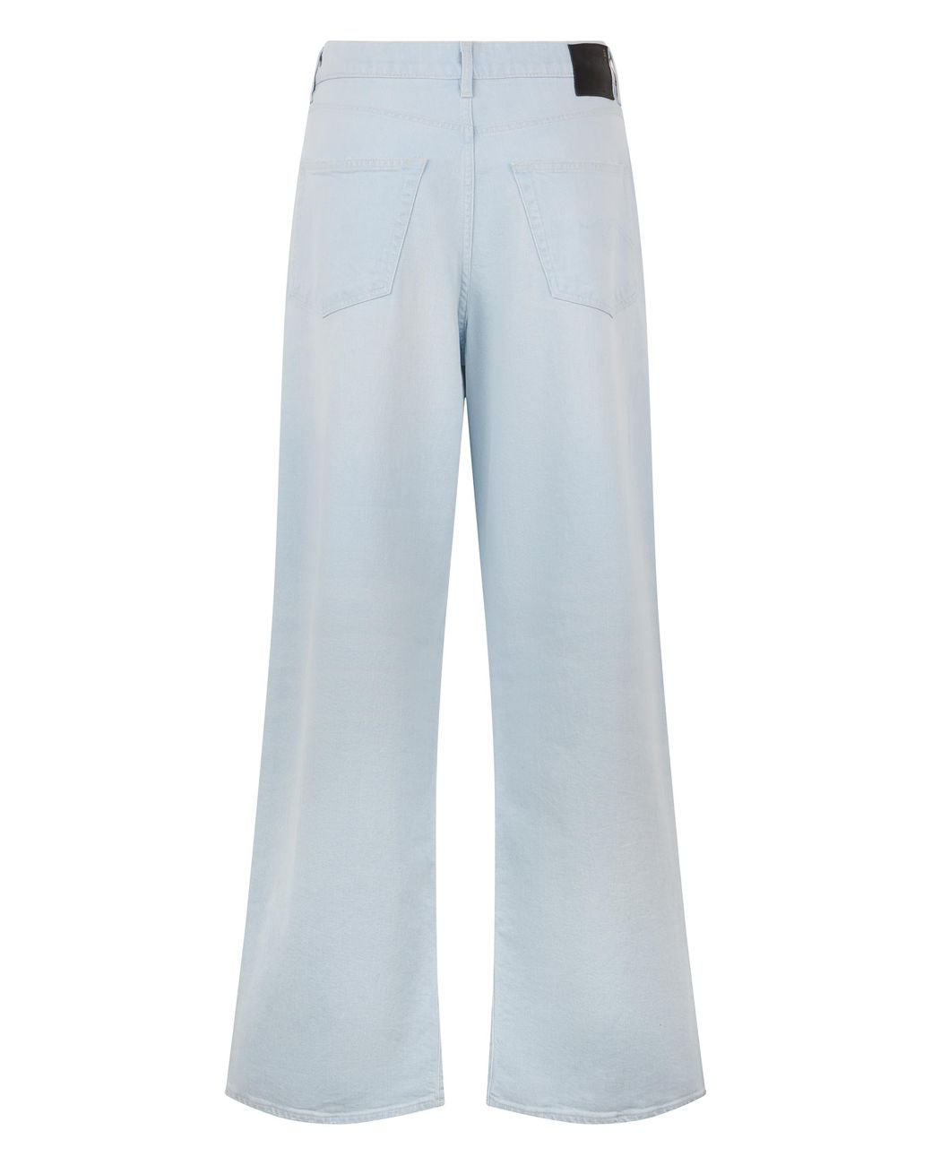 R13 Blue Loose-Fit Cotton Jeans Wide-Leg