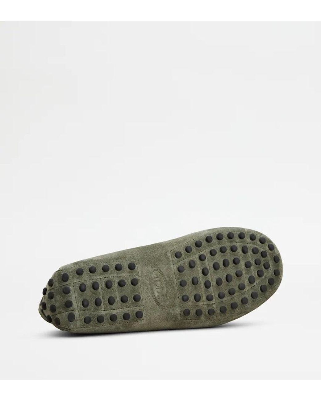 Tod's Green Tod's Suede Loafer — Sage for men