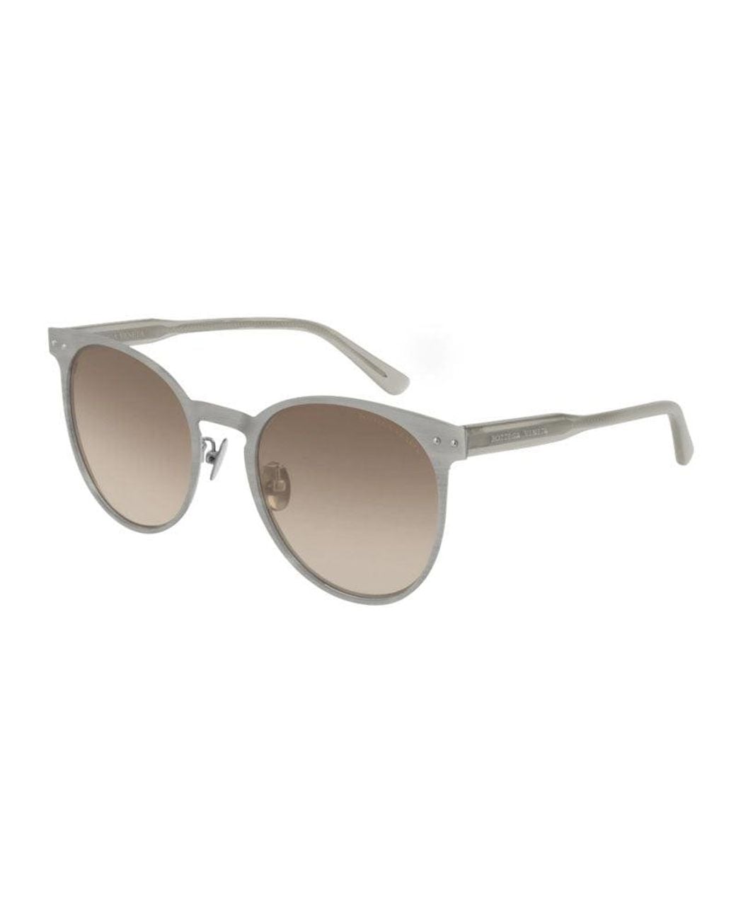 Bottega Veneta Gray Sunglasses Square Full Rim, Frame And Gradient Lens Bv0225S002