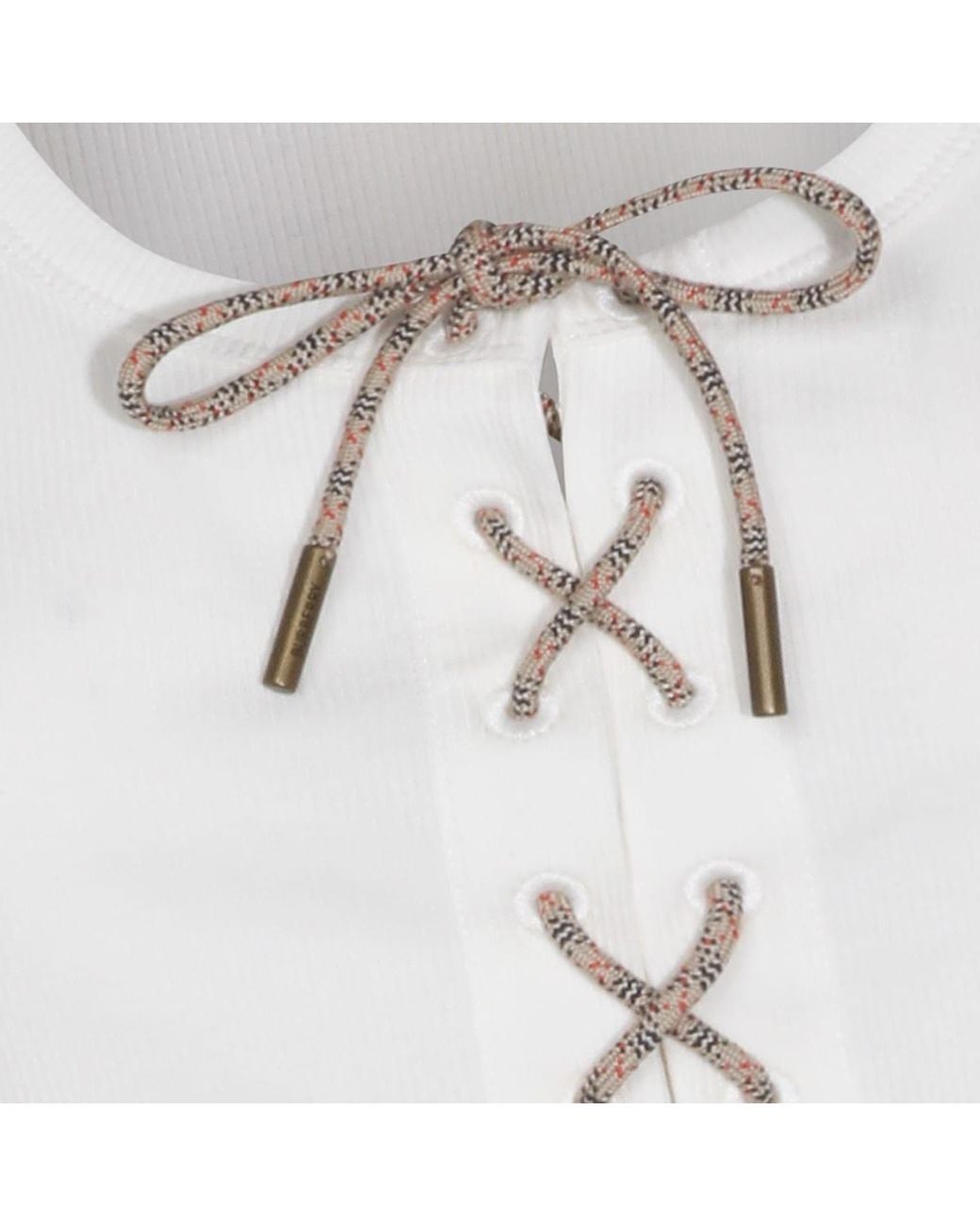 Burberry White Top Co Ea