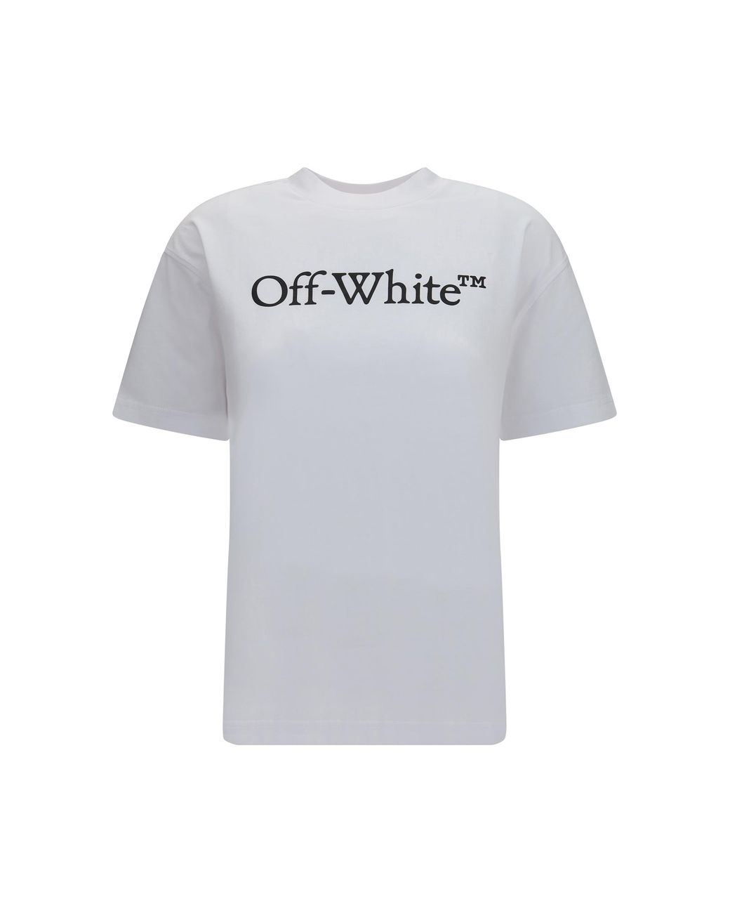 Off-White c/o Virgil Abloh Black T-Shirt Bookish- Cotton T-Shirts & Jerseys