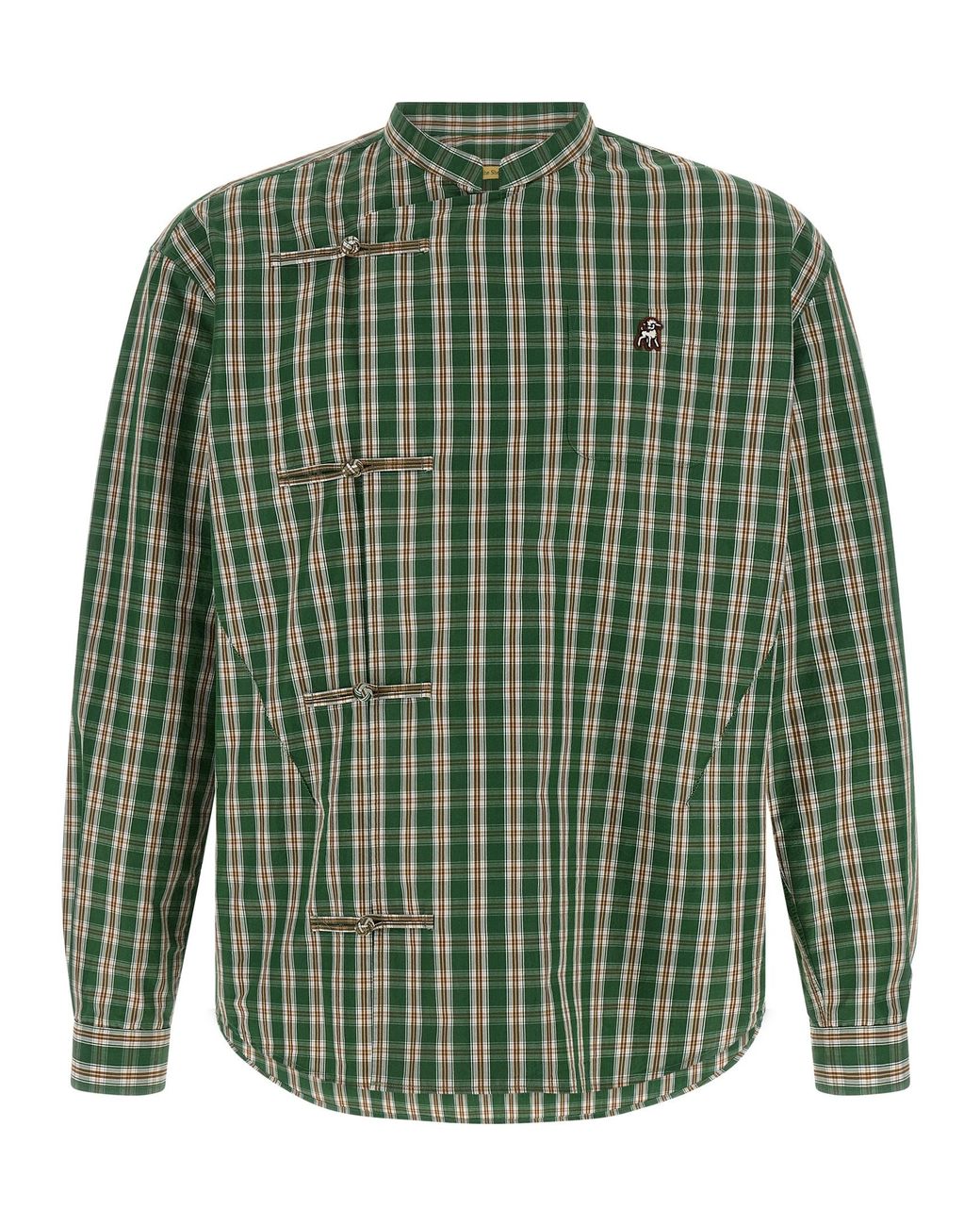 Undercover Green Cotton Blouse for men