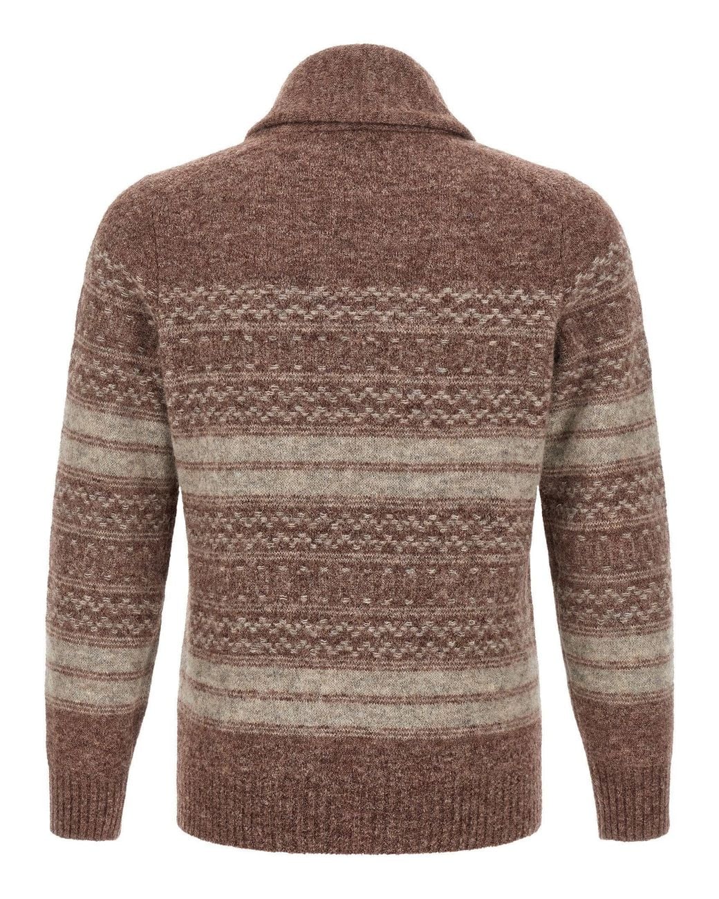 Brunello Cucinelli Brown Cardigan for men