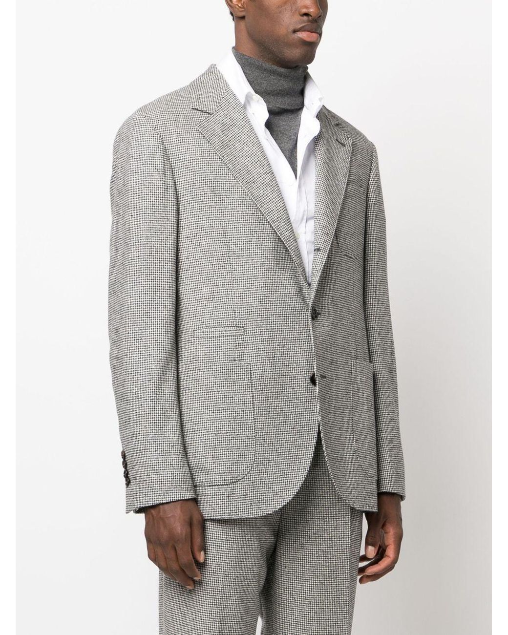 Brunello Cucinelli Gray Suit Mq468Ednu_C071 for men