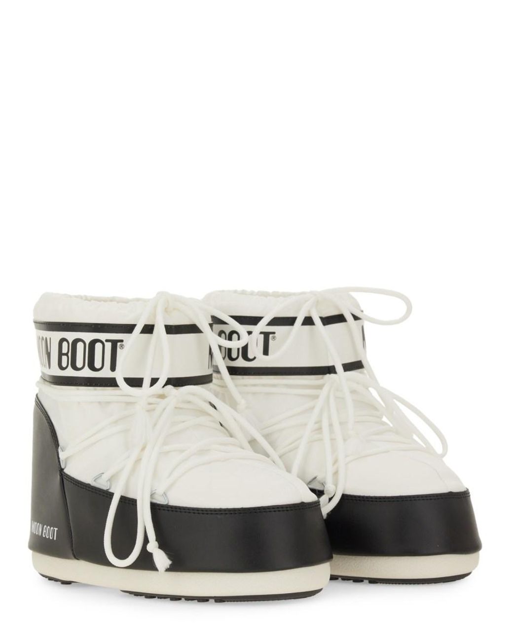 Moon Boot White Icon Low Boots Polyamide