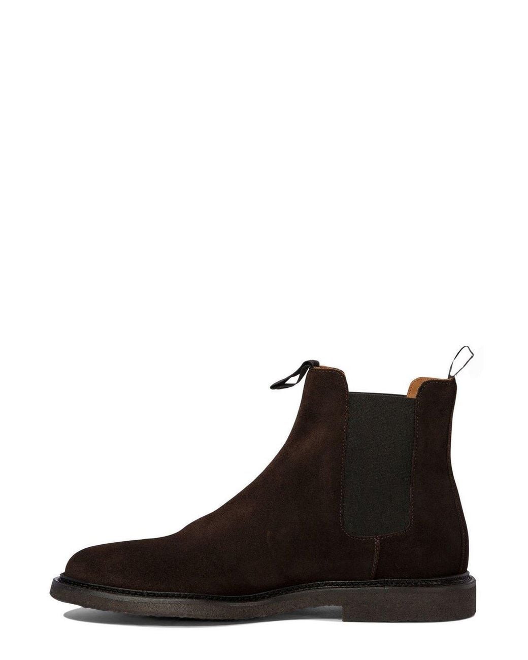 Common Projects Brown Round Toe Chelsea Boots for men