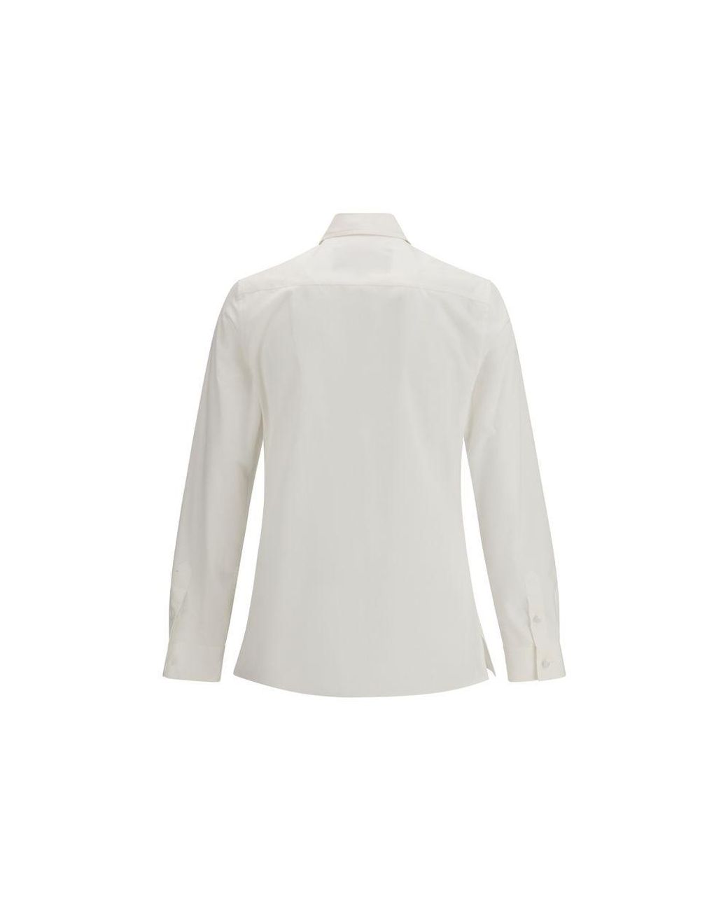 Valentino Garavani White Cotton Dress Shirt for men