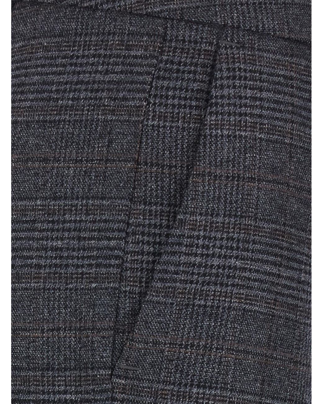 Le Plain Gray Trousers Check